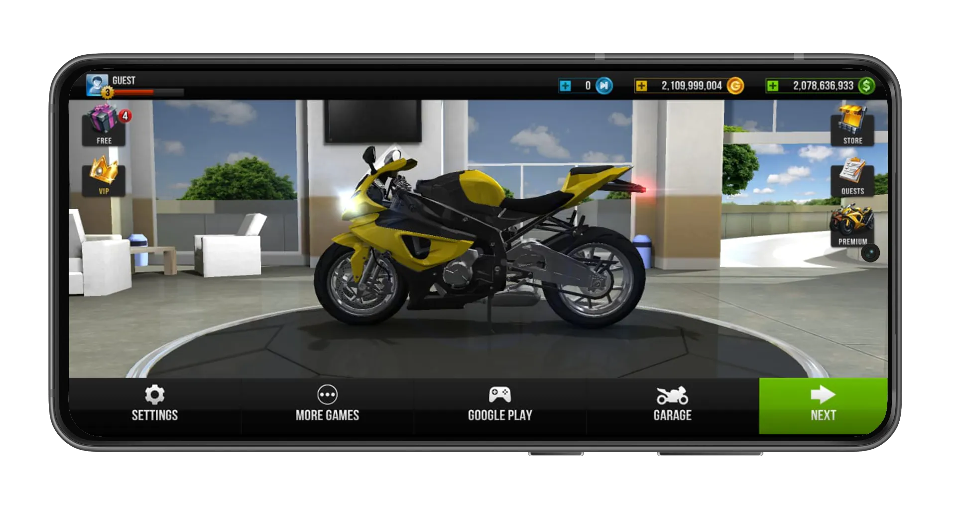 Bike View While installing game